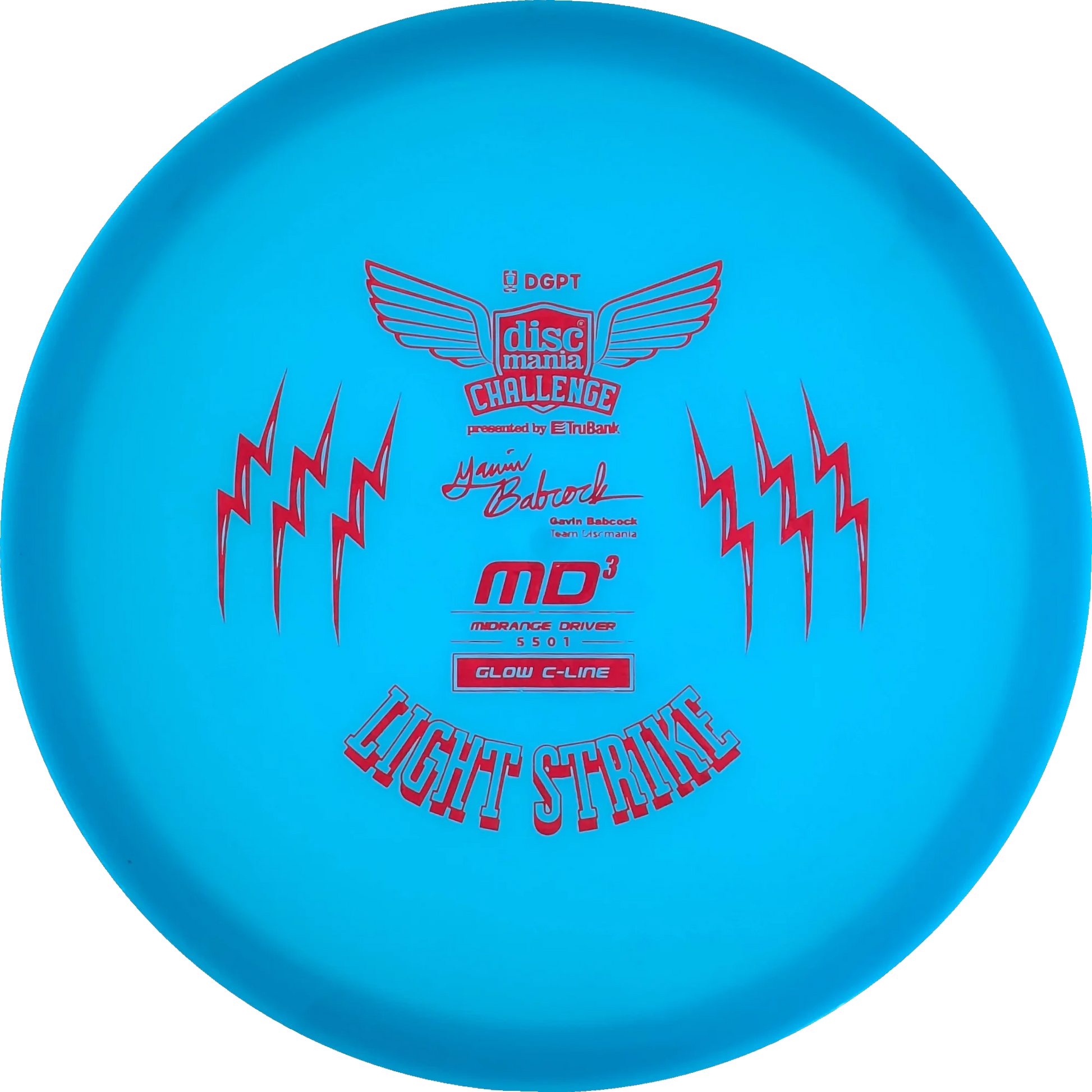 C-line Glow 2026 Discmania Challenge MD3