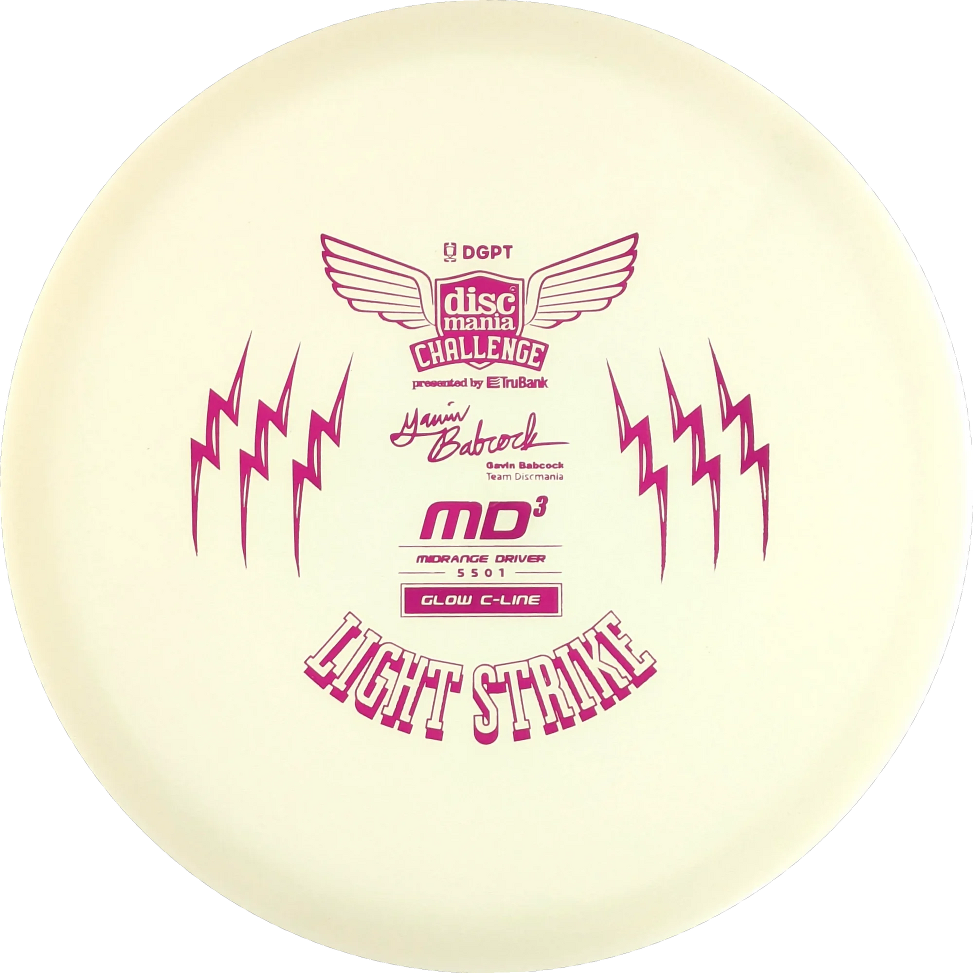 C-line Glow 2026 Discmania Challenge MD3