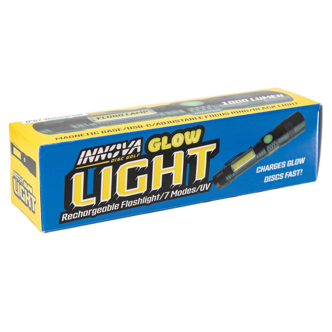 LED/UV Genopladelig Lommelygte