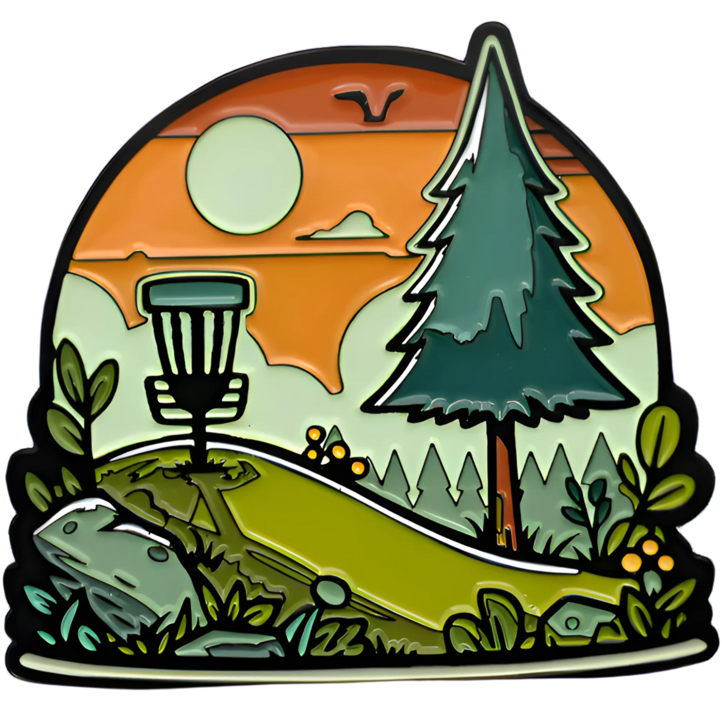 Disc Golf Valley Pin