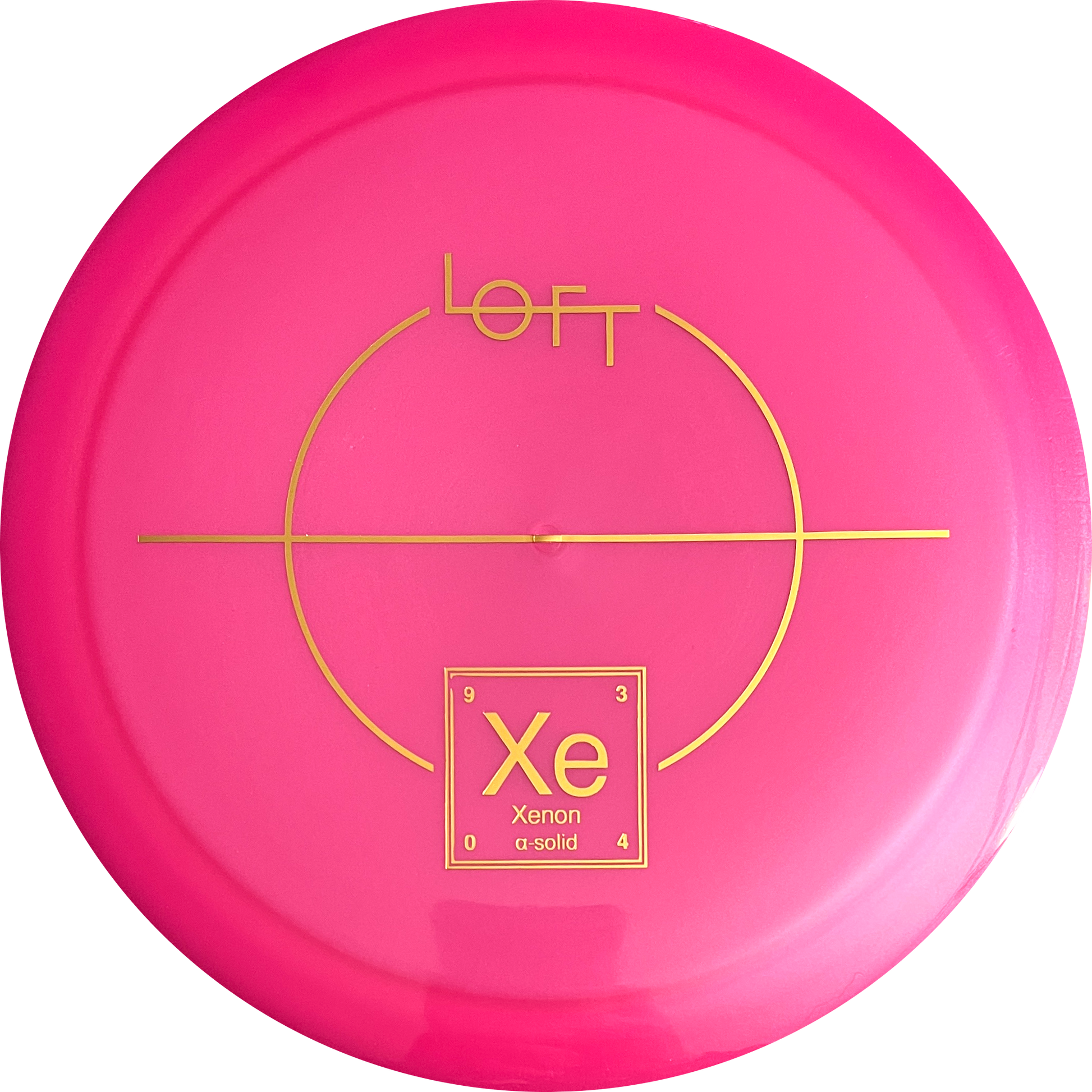 Alpha-solid Xenon